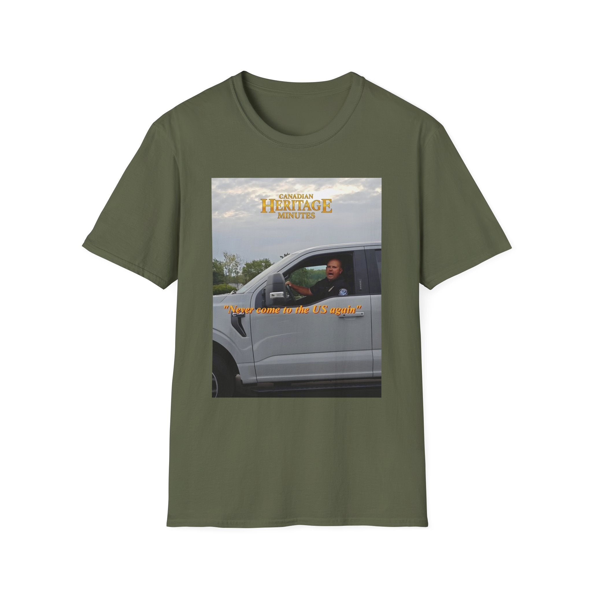 Unixes T-Shirt (6 colours) - "Never come to the U.S. again" Heritage Moment